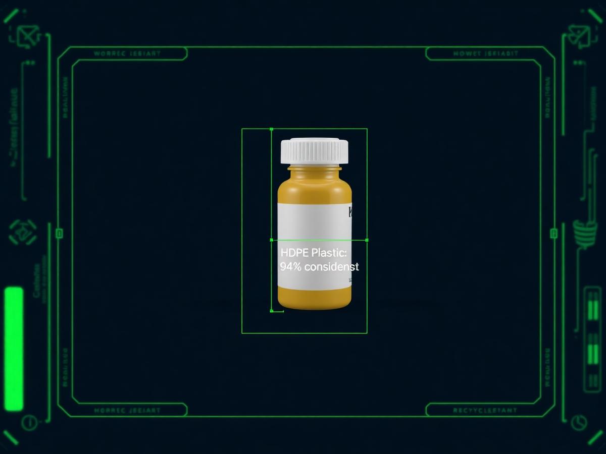 AI vision analyzing pharmaceutical waste