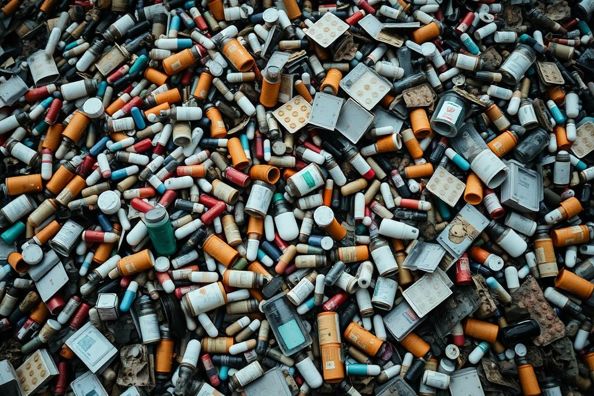 Pharmaceutical waste pollution